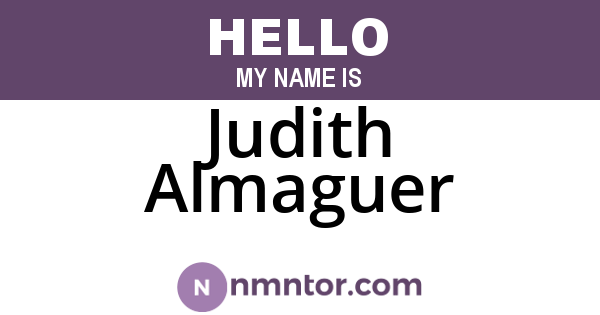 Judith Almaguer