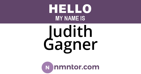 Judith Gagner