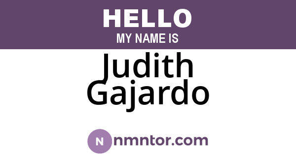 Judith Gajardo