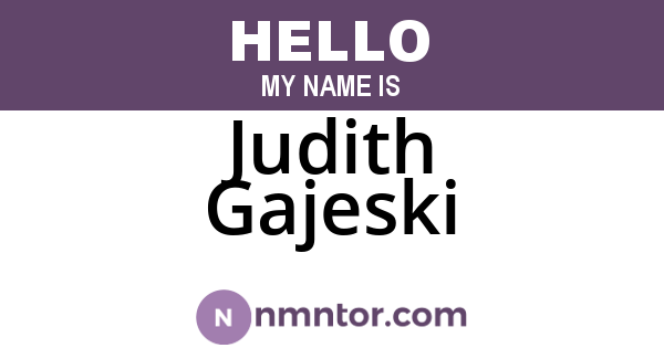 Judith Gajeski