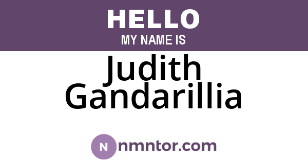 Judith Gandarillia