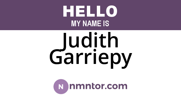 Judith Garriepy