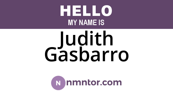 Judith Gasbarro