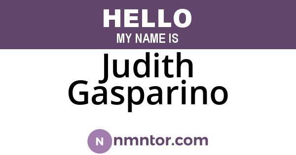 Judith Gasparino