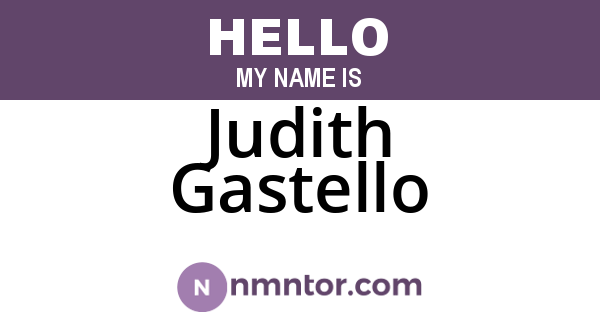 Judith Gastello