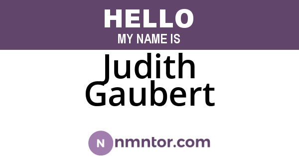 Judith Gaubert