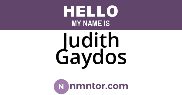 Judith Gaydos