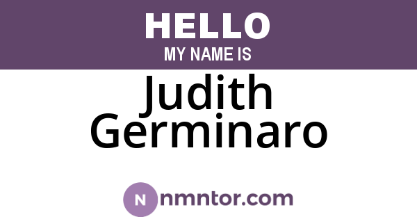 Judith Germinaro