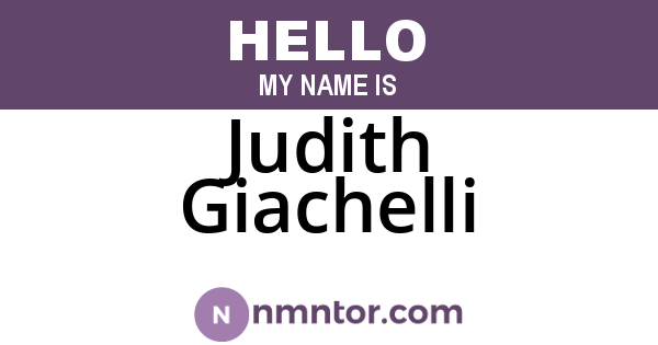 Judith Giachelli