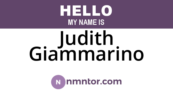 Judith Giammarino