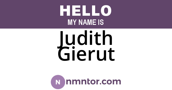Judith Gierut