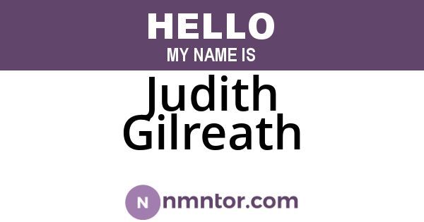 Judith Gilreath