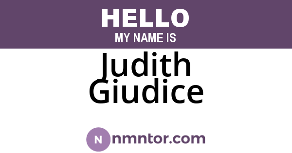 Judith Giudice