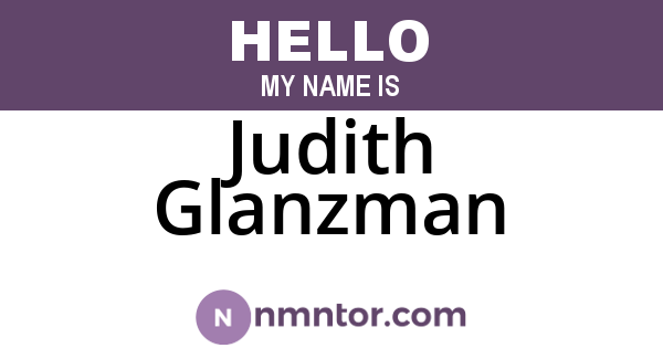 Judith Glanzman