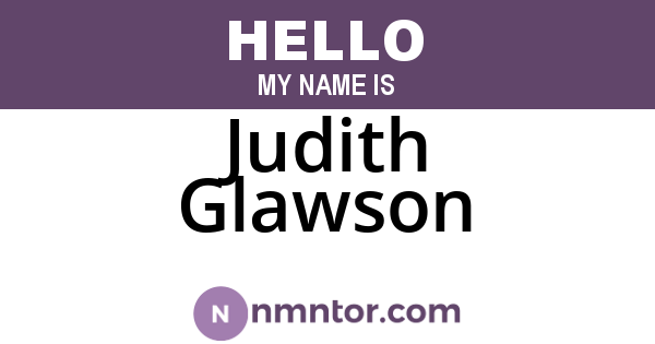Judith Glawson