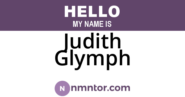 Judith Glymph