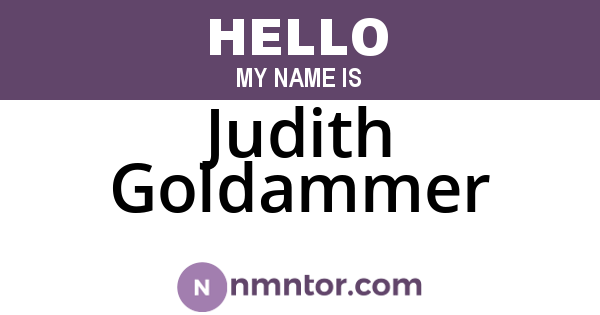 Judith Goldammer