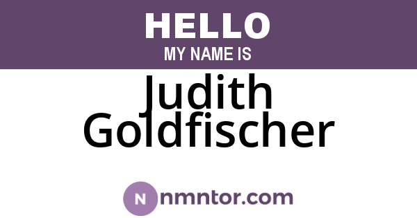 Judith Goldfischer