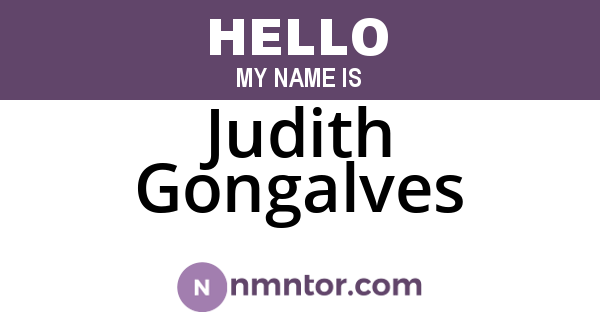 Judith Gongalves