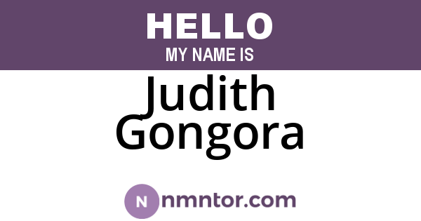 Judith Gongora