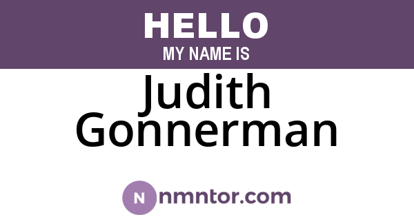 Judith Gonnerman