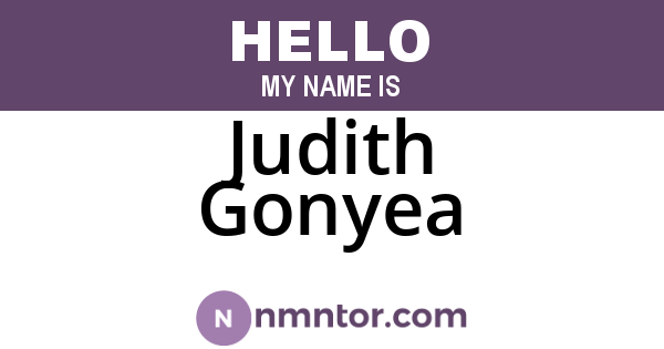 Judith Gonyea