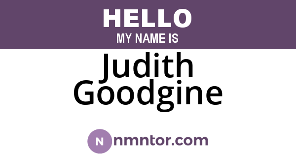 Judith Goodgine