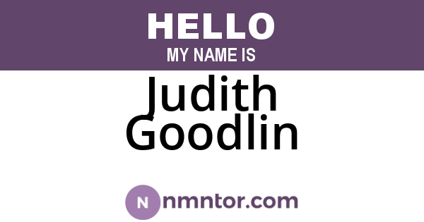 Judith Goodlin