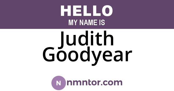 Judith Goodyear