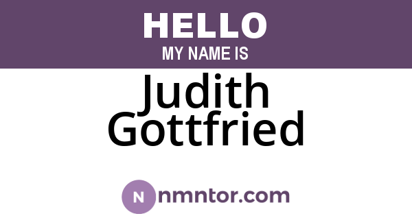 Judith Gottfried