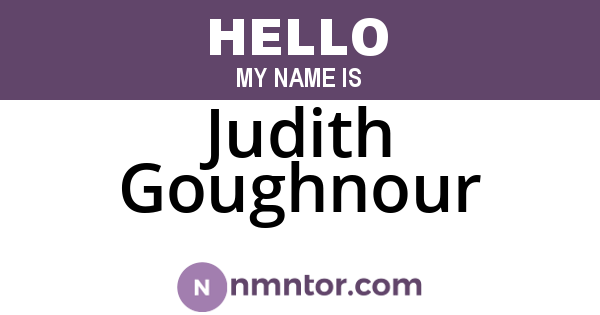 Judith Goughnour