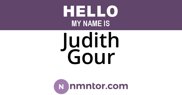 Judith Gour