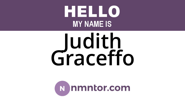 Judith Graceffo