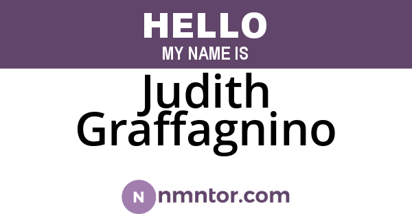 Judith Graffagnino