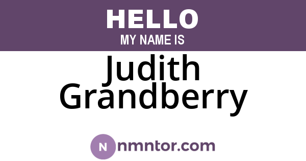 Judith Grandberry