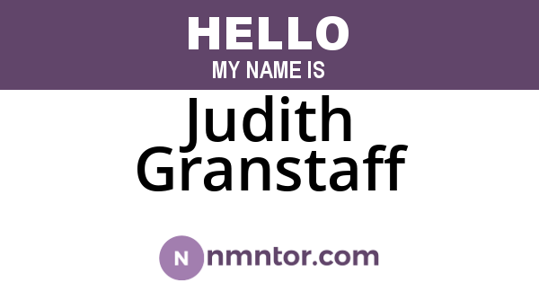 Judith Granstaff