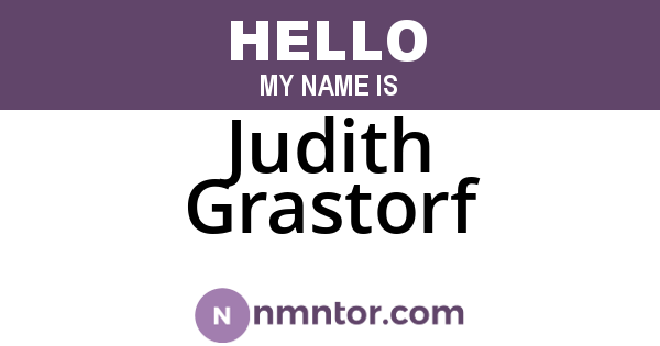 Judith Grastorf