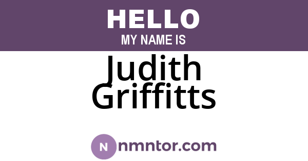 Judith Griffitts