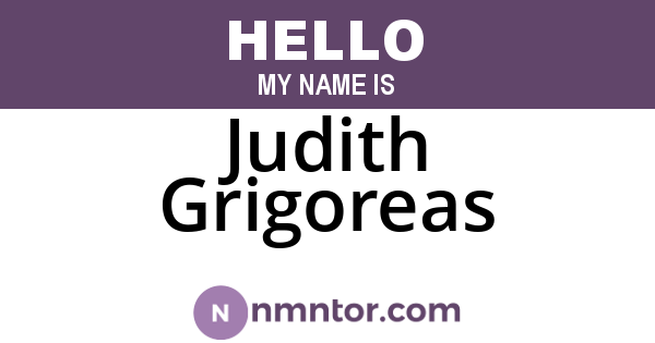 Judith Grigoreas