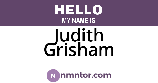 Judith Grisham