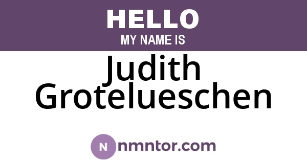 Judith Grotelueschen