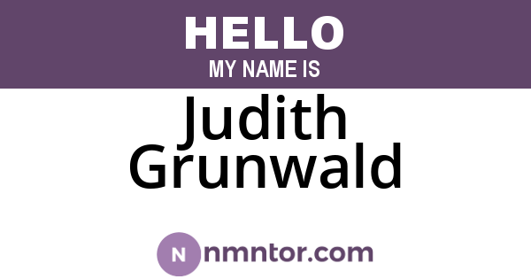 Judith Grunwald