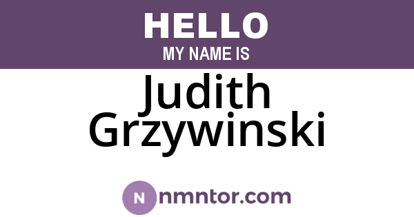 Judith Grzywinski