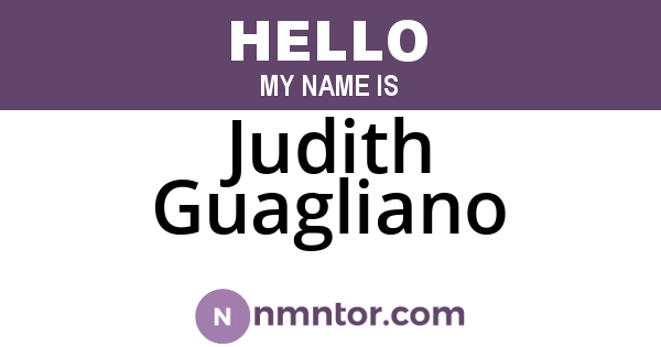 Judith Guagliano