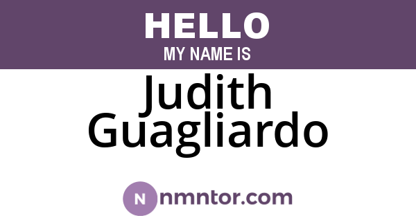 Judith Guagliardo
