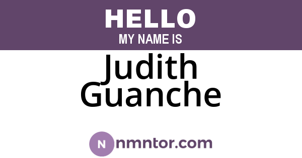 Judith Guanche