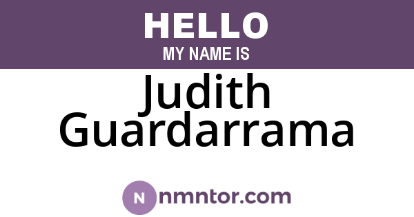 Judith Guardarrama