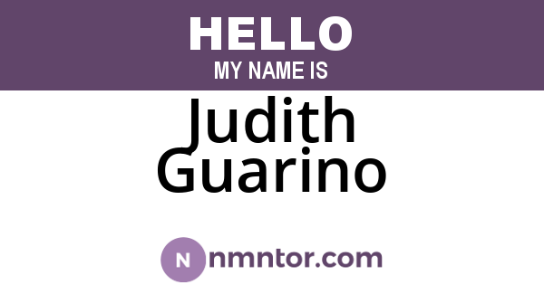 Judith Guarino