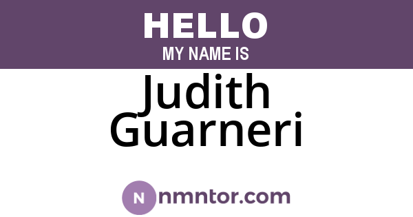 Judith Guarneri