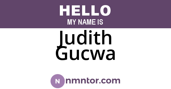 Judith Gucwa